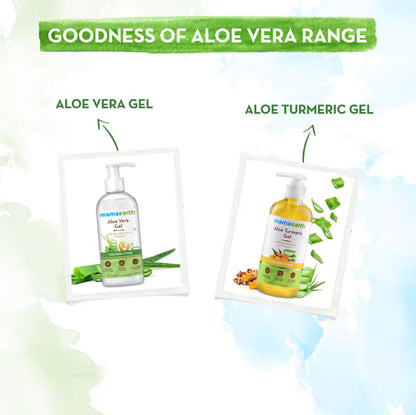Mamaearth Aloe Turmeric Gel: Pure Aloe Vera, Turmeric & Vitamin E, 300 ml