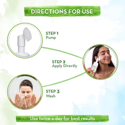 Mamaearth Apple Cider Vinegar Foaming Face Wash with Brush: 150 ml
