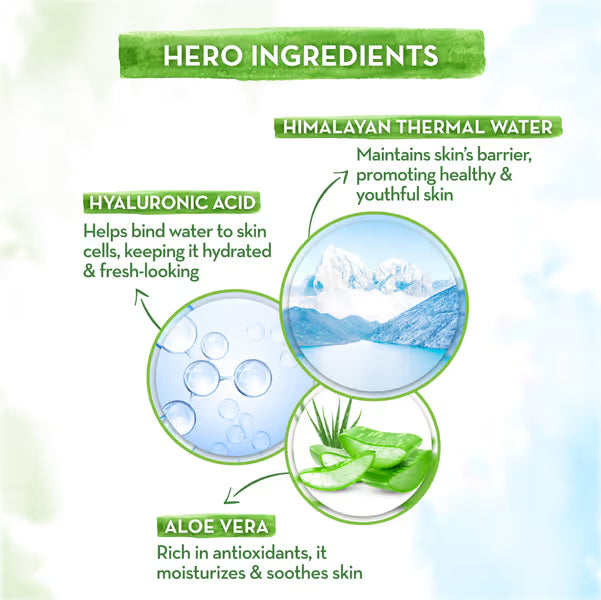 Mamaearth Aqua Glow Gel Face Moisturizer: Himalayan Thermal Water & Hyaluronic Acid, 100 ml