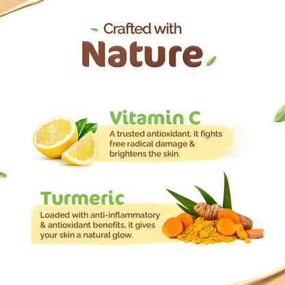 Mamaearth Glow Serum Foundation Mini Tube: Vitamin C & Turmeric, 18 ml