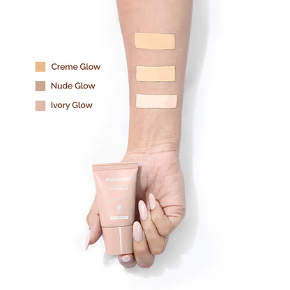 Mamaearth Glow Serum Foundation Mini Tube: Vitamin C & Turmeric, 18 ml
