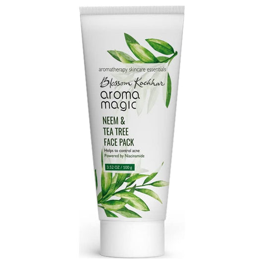 Aroma Magic Neem & Tea Tree FacePack- 100 Gm (Pwrd By Nicinamide)
