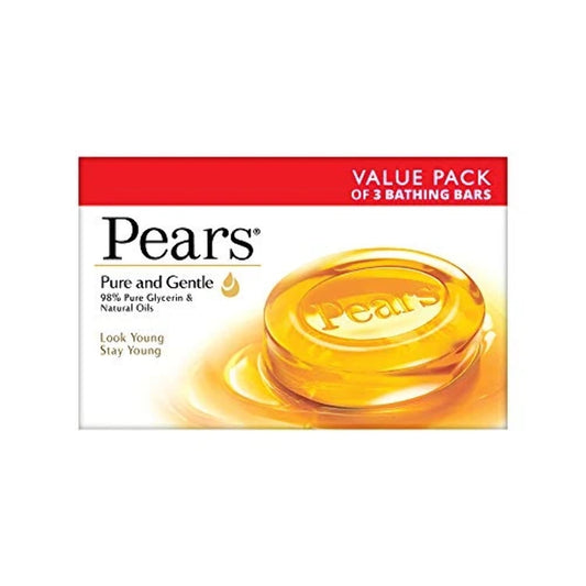 Pears Pure And Gentle Bathing Bar, 125g*3