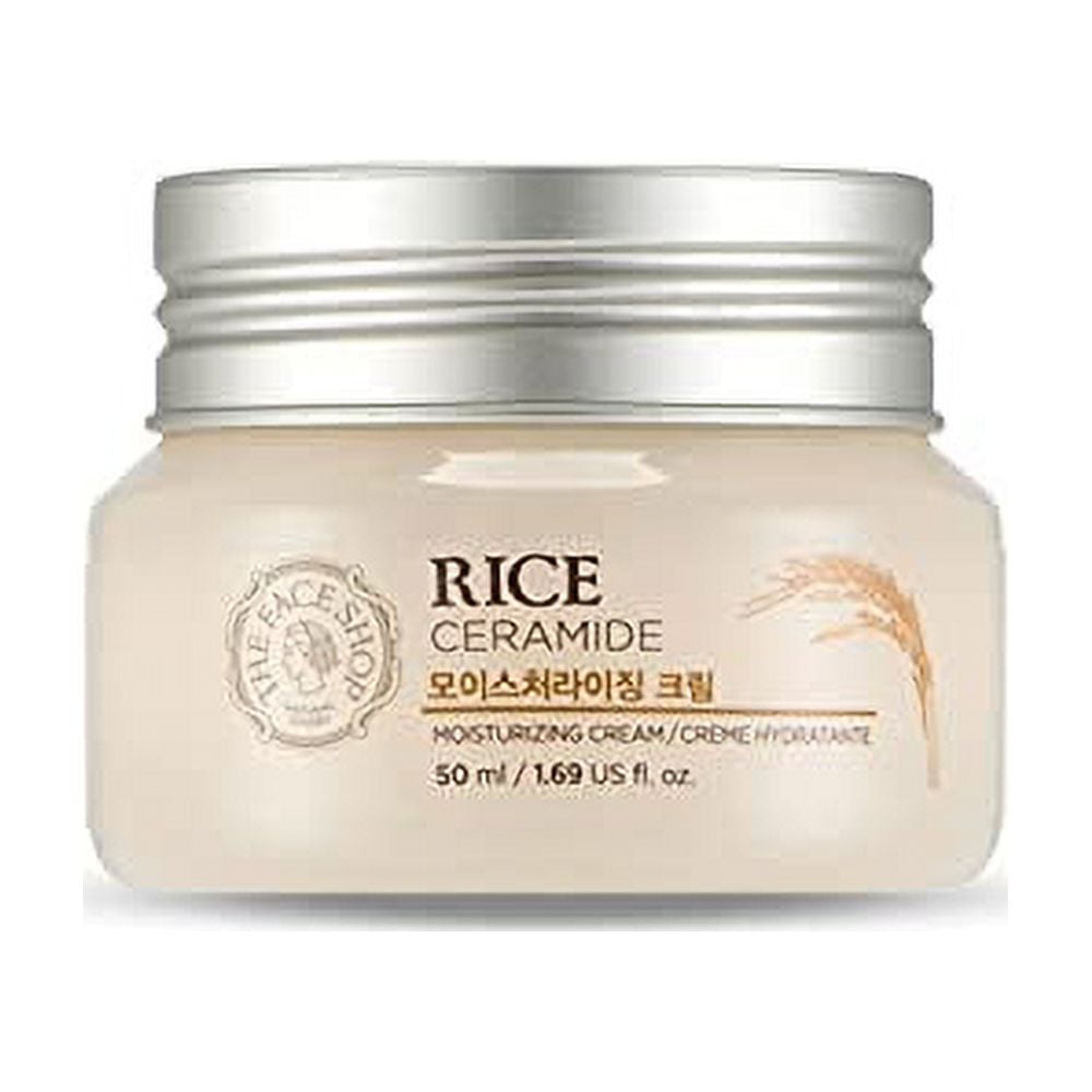 The Face Shop Rice Ceramide Moisturizing Cream, 1.69 fl oz