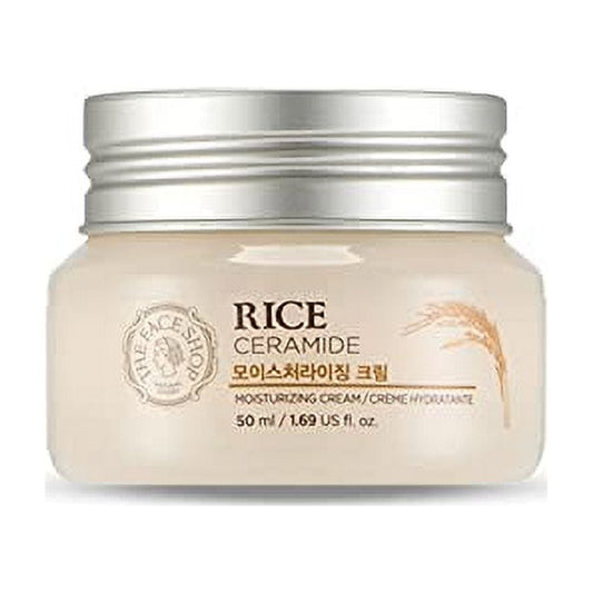 The Face Shop Rice Ceramide Moisturizing Cream, 1.69 fl oz
