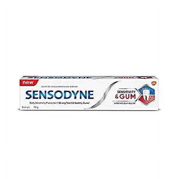 Sensodyne Toothpaste Sensitivity & Gum, Dual action tooth paste for sensitive teeth and he