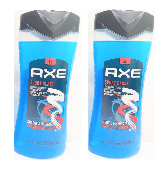 AXE 3-in-1 BodyWash - Sport Blast, (Energizing Citrus), Net.Wt 13.5 fl.oz (2)
