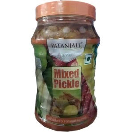 Patanjali Mixed Pickle 1 KgOne Free Prakruthi Ginger Candy for Each Order.