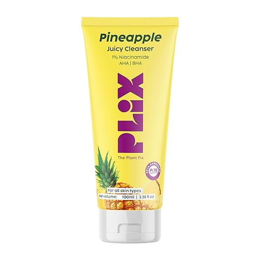 PLIX - THE PLANT FIX 5% Pineapple Foaming Facewash for Depigmentation 100 ml | All Skin ty