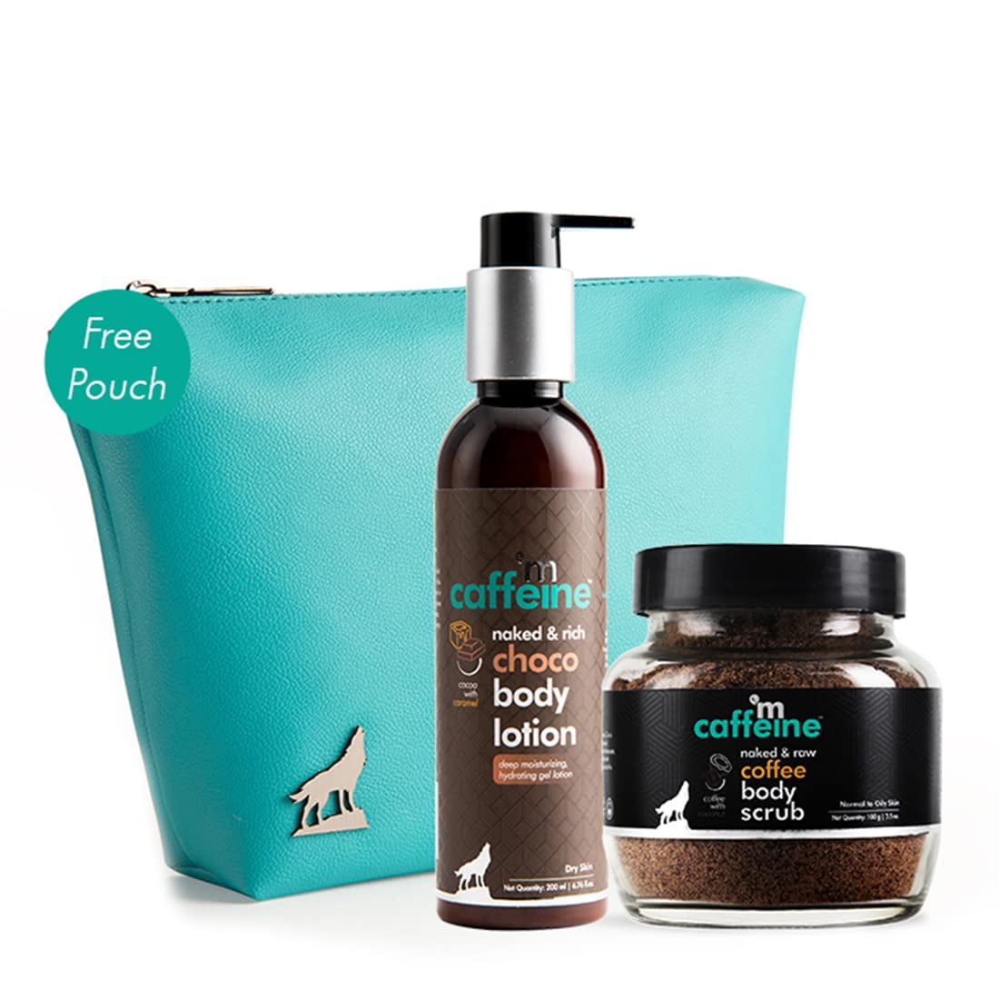 mCaffeine Coffee-Choco Cocktail Kit with Body Scrub and Lotion | Exfoliate and Moisturize