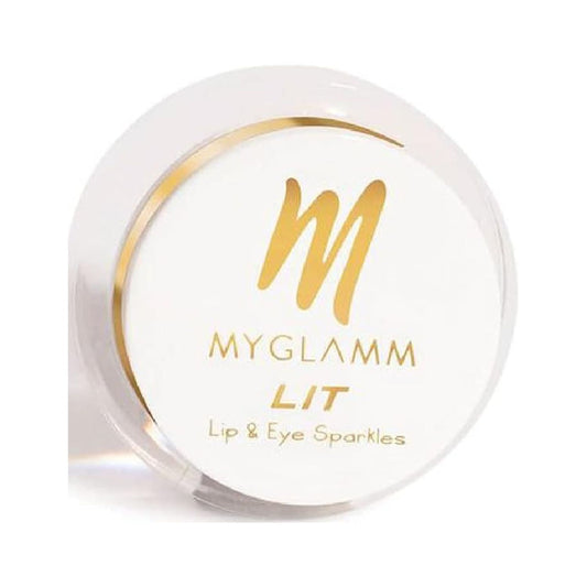Myglamm Lit Lip & Eye Sparkles-Kween (Purple)-8.5 Ml | Sheer Fuchsia Pink Lip & Cheek Tint
