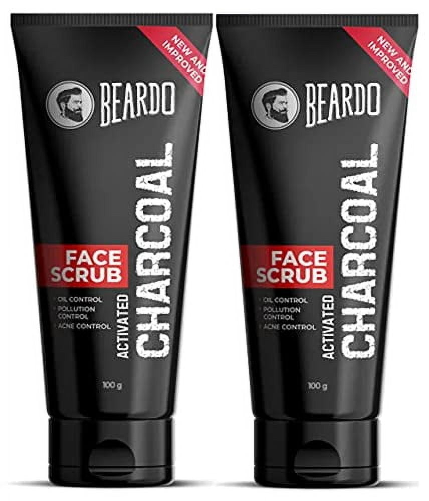 Beardo Charcoal Face Scrub 100gm (Pack of 2)