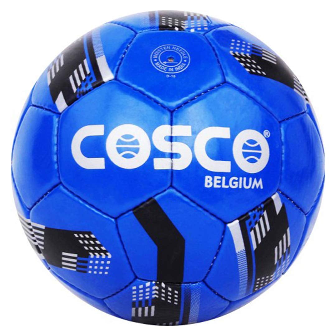 Cosco Pvc Football, Size 3 | Colour Blue & Black | Suitable For All Ground | Water Resista