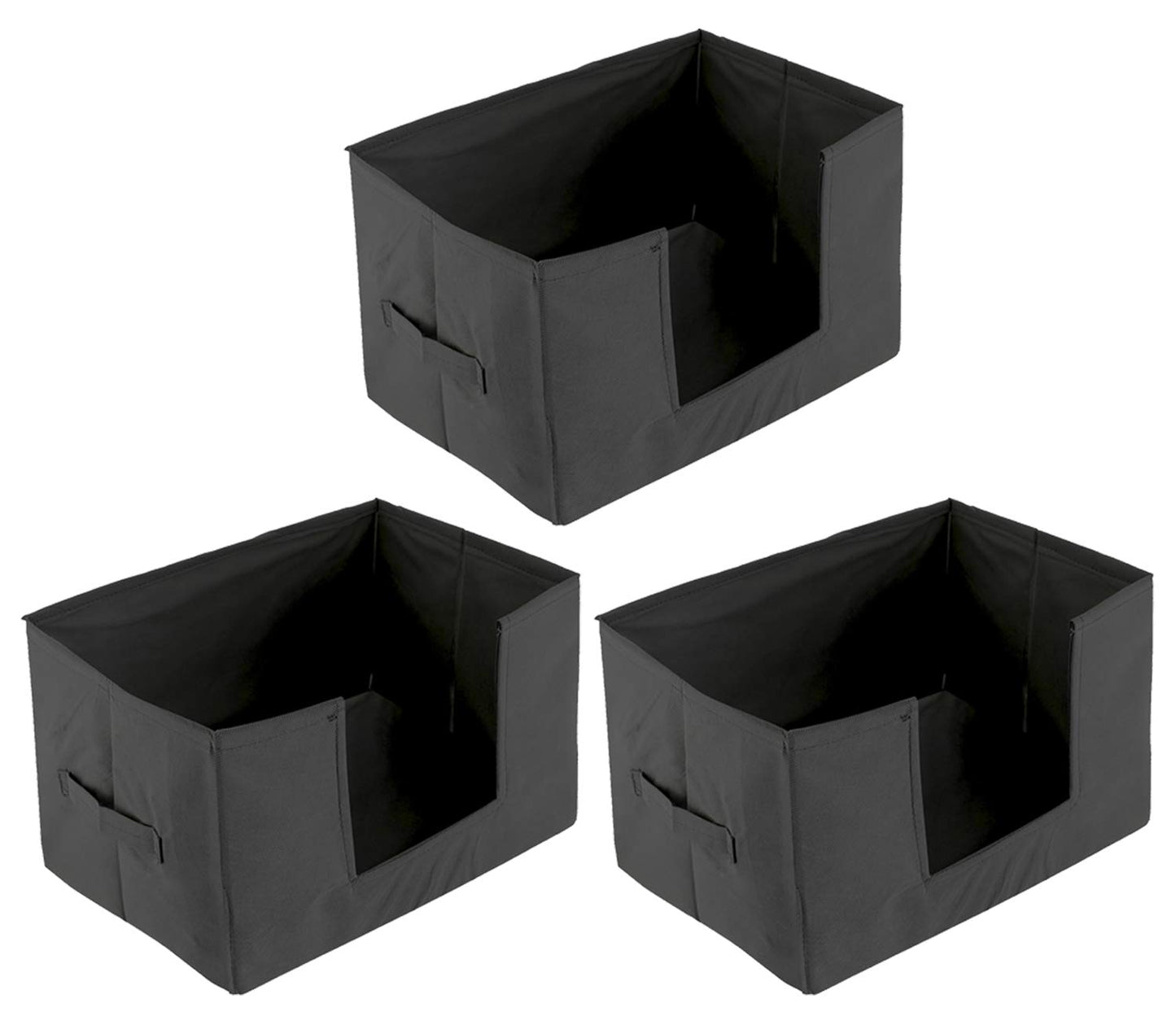 Kuber Industries 3 Pieces Large Capacity Space Saver Closet Stackable and Foldable Saree C