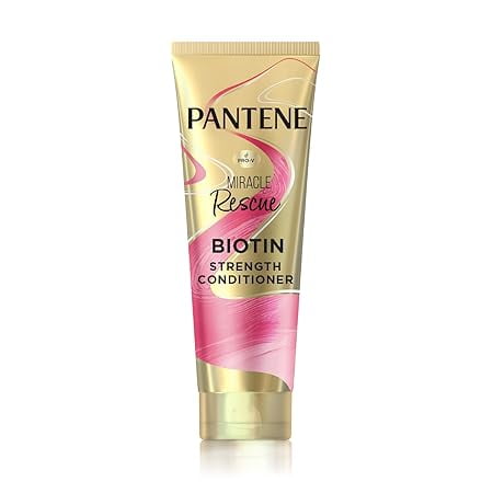 Pantene Miracle Rescue Biotin Strength Conditioner | 10X Stronger Hair | Lightweight, Smoo