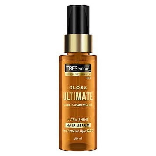 TRESemme Gloss Ultimate Ultra Shine Hair Serum 50ml with Macadamia Oil & Vitamin E, for Su