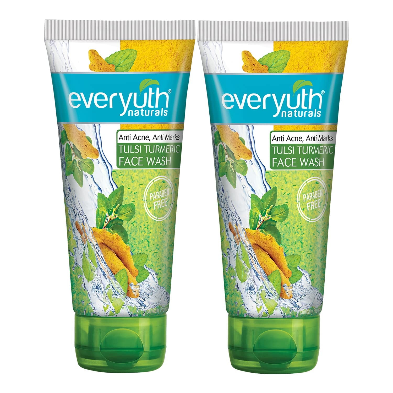 Everyuth Anti-Acne Anti Marks Tulsi Turmeric FaceWash