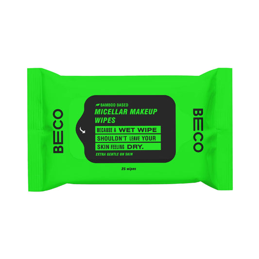 Beco Bamboo Micellar Make Up Removal Wet Wipes, 100% Natural & Ecofriendly (Pack Of 1), In
