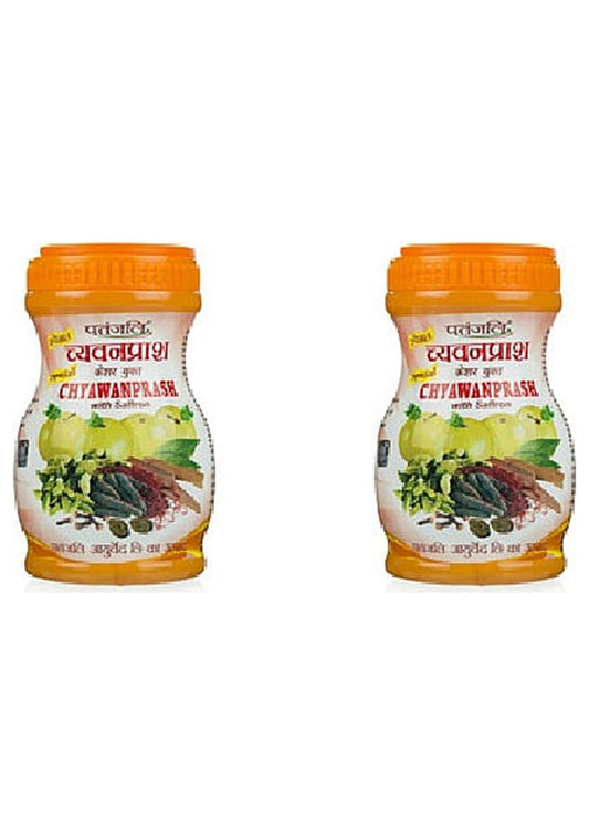 Pack Of 2 - Patanjali Chyawanprash With Saffron - 1 Kg (35 Oz)