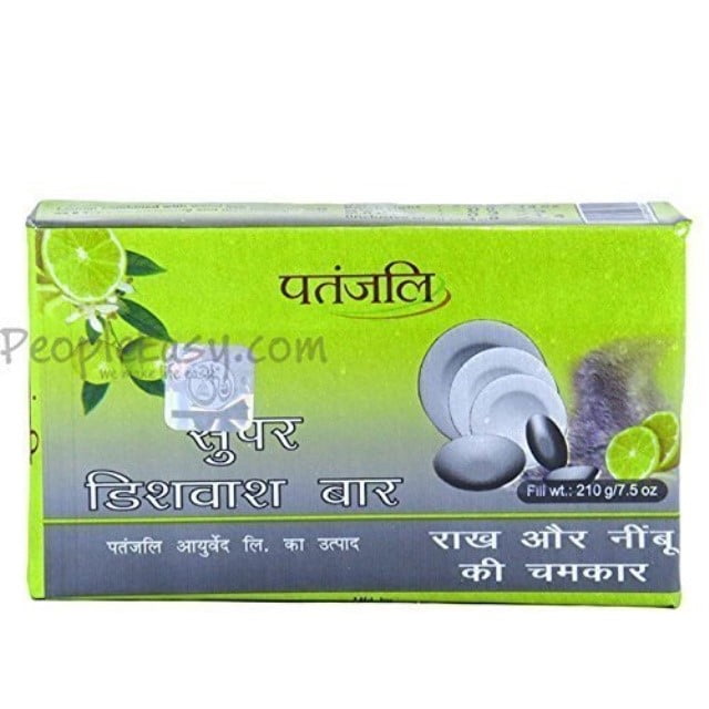 Patanjali Dish Wash Bar 175 Grams Baba Ramdev