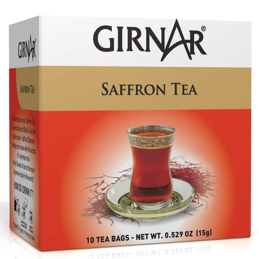 Girnar Saffron Tea - 10 bags - Girnar Tea