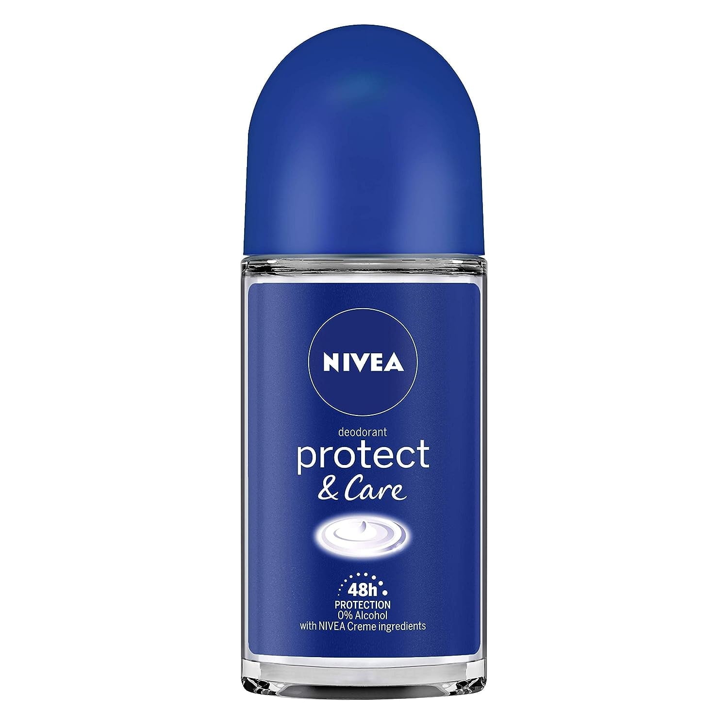 Nivea Deodorant Roll On, Protect & Care for Unisex, 50ml