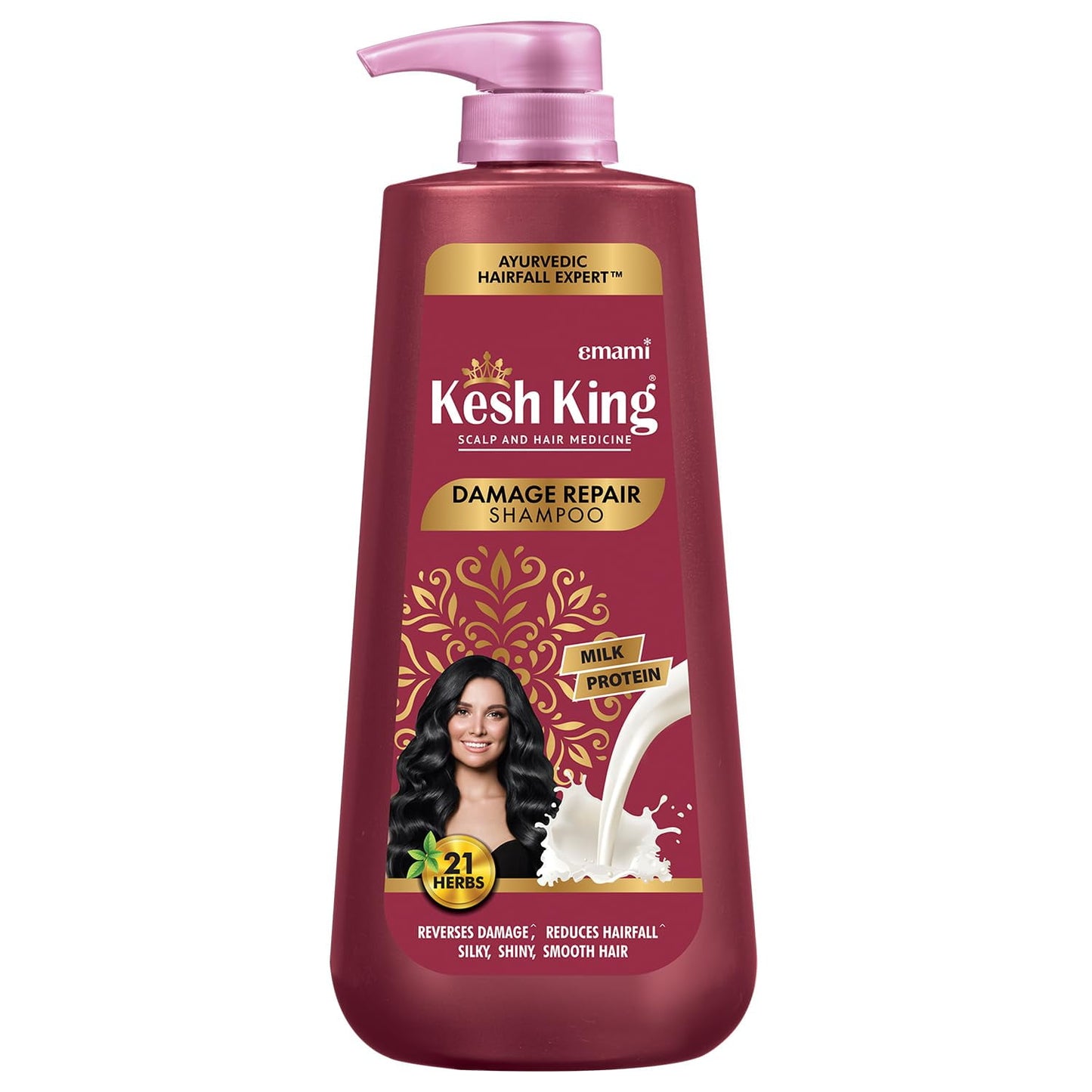 Kesh King Emami No Paraben & No Silicon With The Goodness Of Milk Protein And 21 Ayurvedic