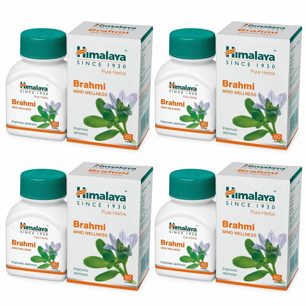 10 X Himalaya Wellness Pure Herbs Brahmi Mind Wellness 60Tablet FREE SHIPPING