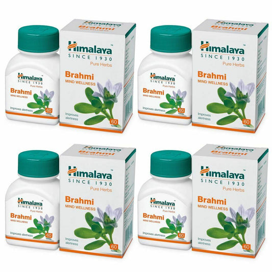 10 X Himalaya Wellness Pure Herbs Brahmi Mind Wellness 60Tablet FREE SHIPPING
