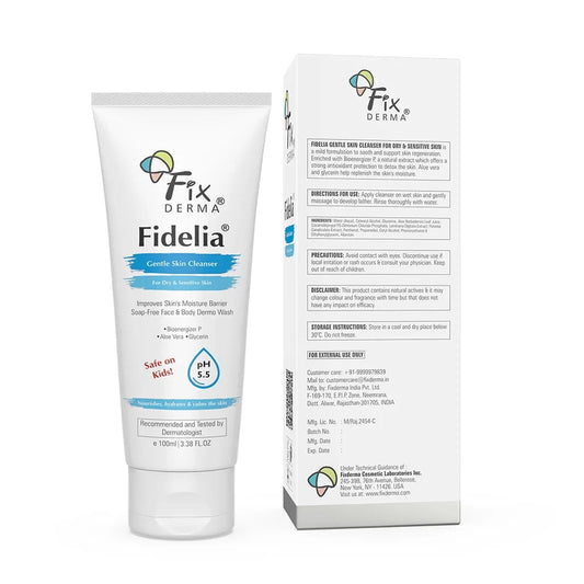 Fidelia Face & BodyWash for dry and sensitive skin | Gentleskincleanser