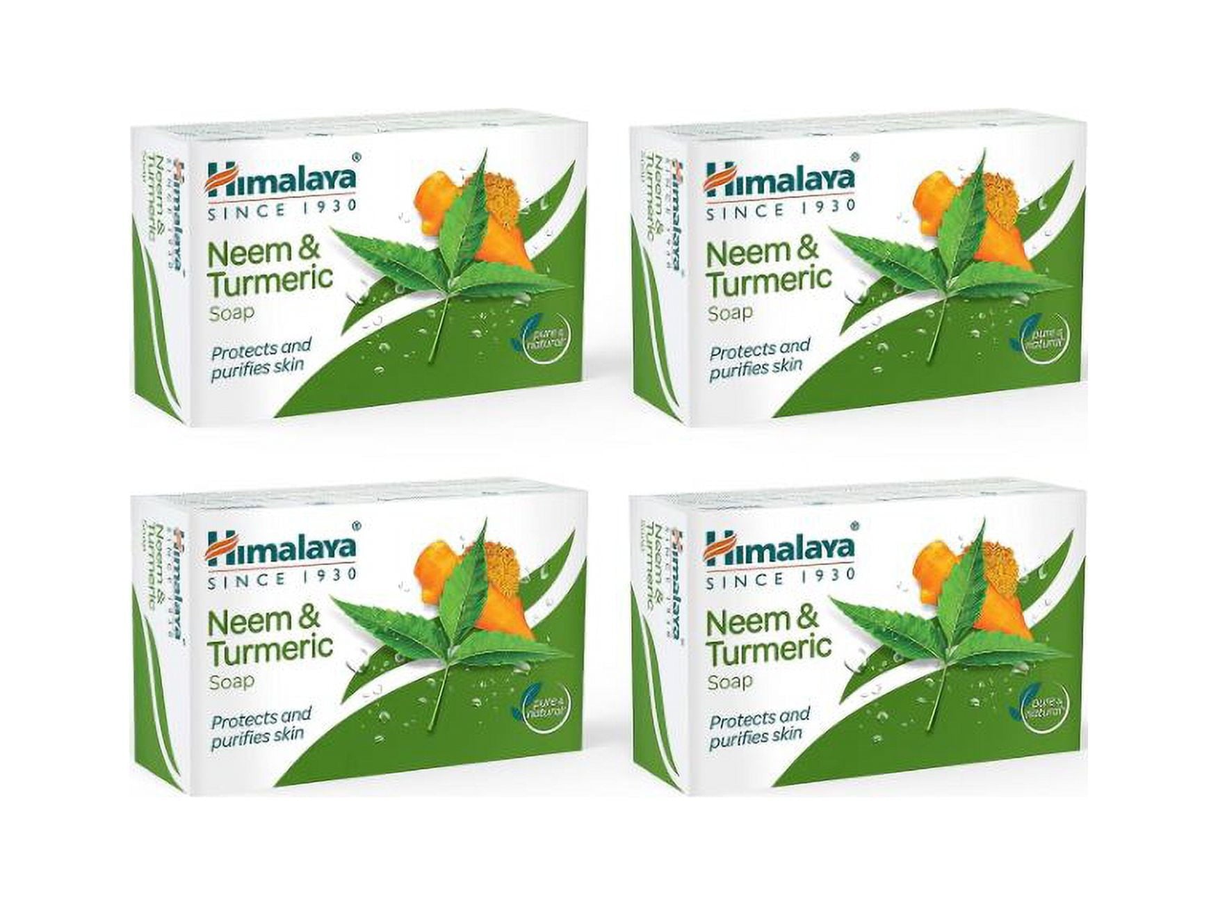 Himalaya Soap, Neem & Turmeric, 75g (Pack of 4)