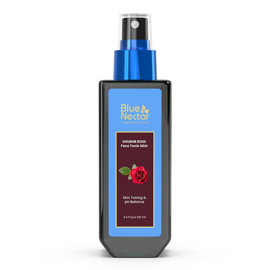 Blue Nectar Shubhr Steam Distilled Rose Toner Water & Face Tonic Mist 3.4 fl oz