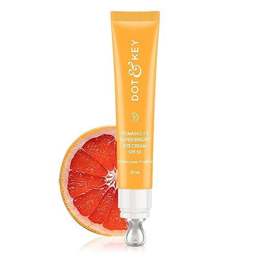 Dot & Key Vitamin C + E Super Bright Under Eye Cream | Fades Dark Circles & Pigmentation |