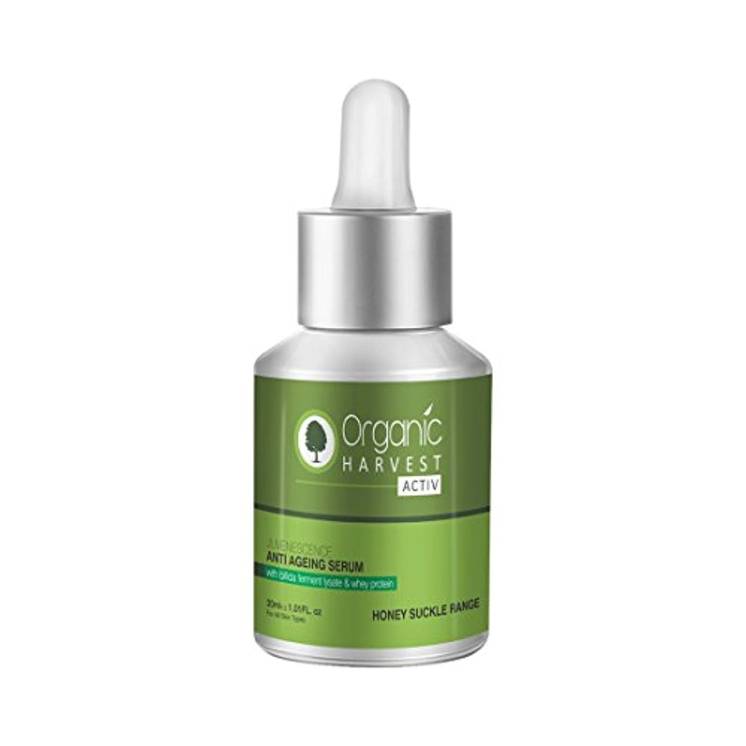Organic Harvest Active Anti Ageing Serum-Honey Suckle Range, 30ml