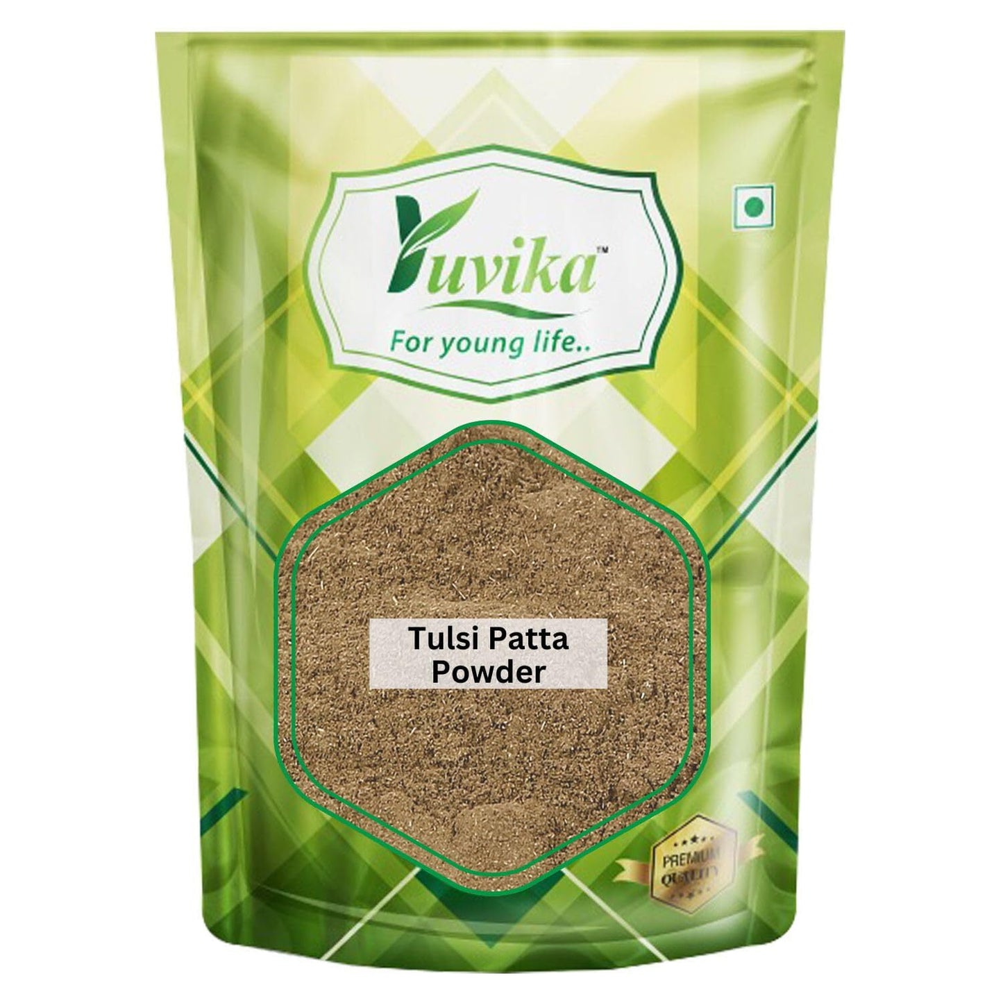 YUVIKA Tulsi Patta Powder - Ocimum Sanctum - Basil Leaves Powder (100 Grams)