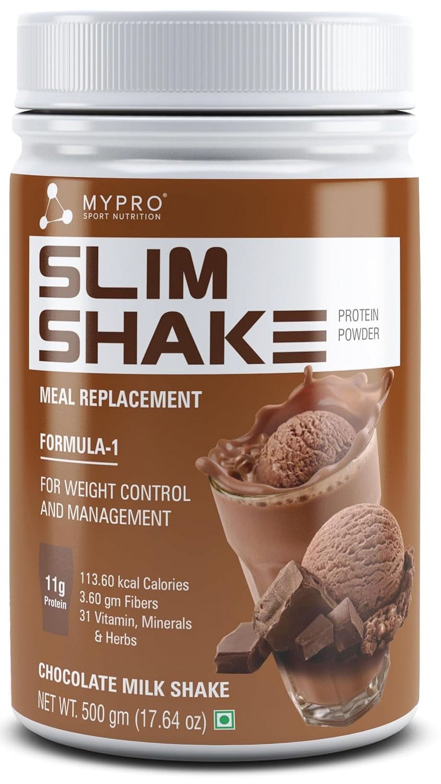 MYRO Sport Nutrition Slim Shake Protein Powder-Meal Replacement Shake For Weight Control