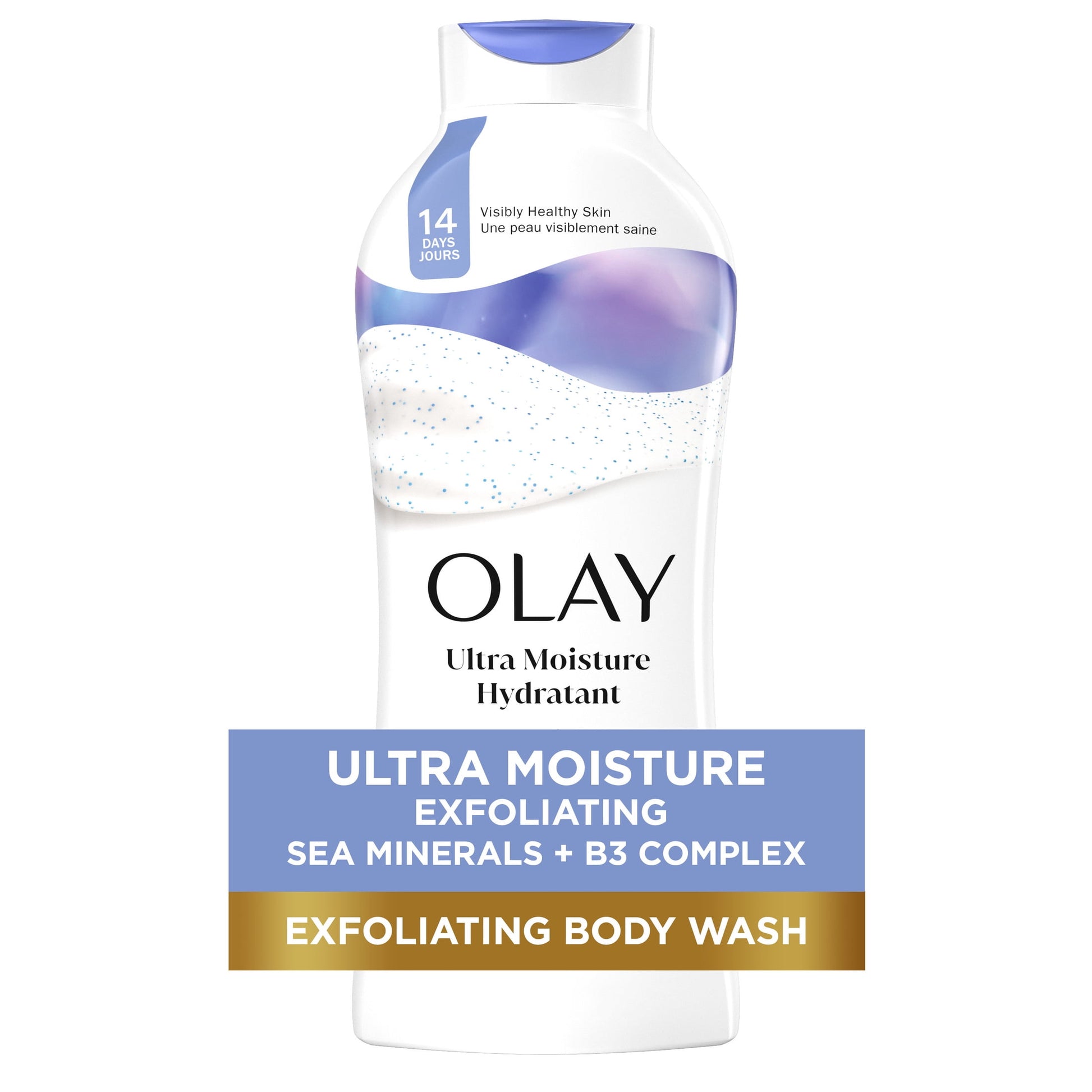 Olay Exfoliating BodyWash with Sea Salts, 22 fl oz