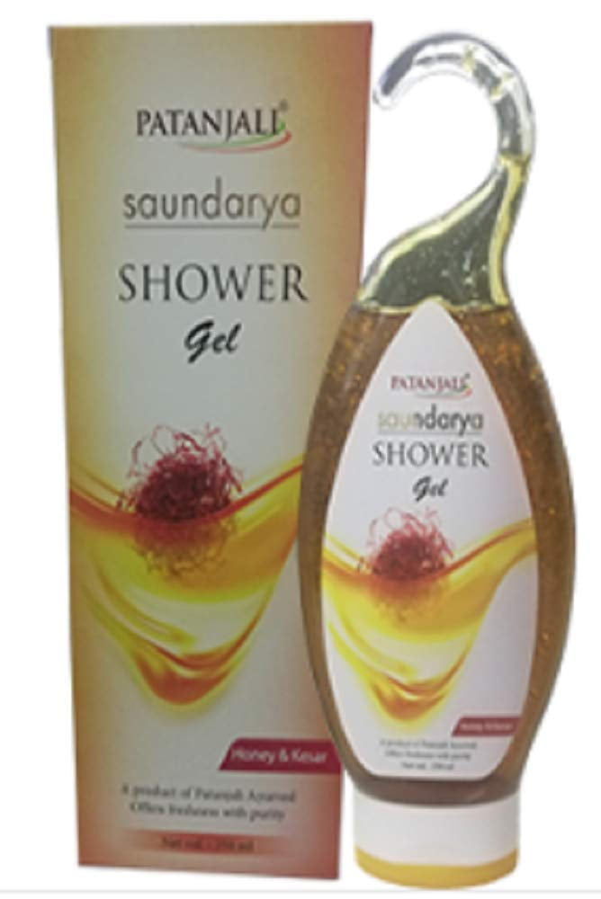 Patanjali Saundarya Shower Gel With Kesar And Honey