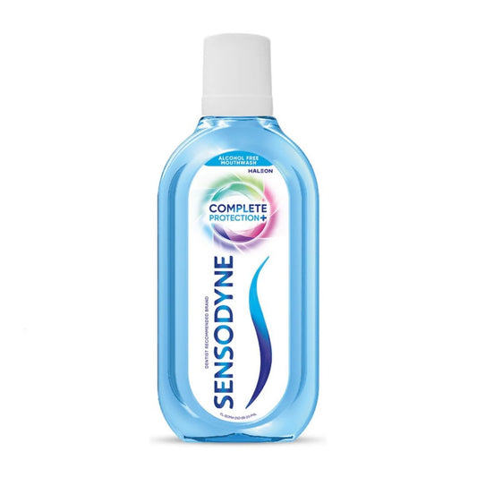 Sensodyne Mouthwash Complete Protection+, All in One Mouth Wash for Sensitivity Protection, Strong teeth and lasting freshness,