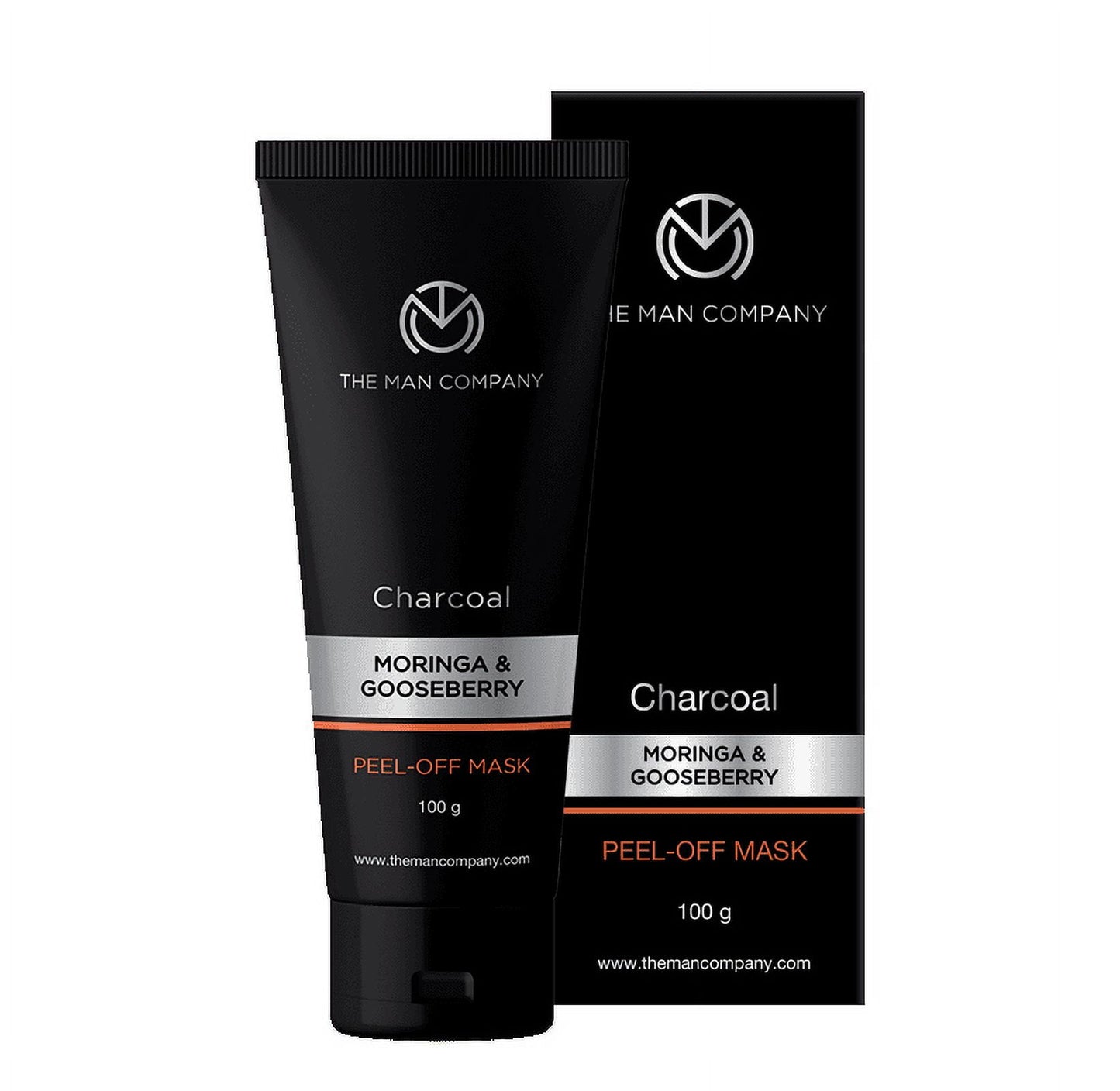 The Man Company Activated Charcoal Peel Off FaceMask for Men | Deep Cleansing | Blackhead