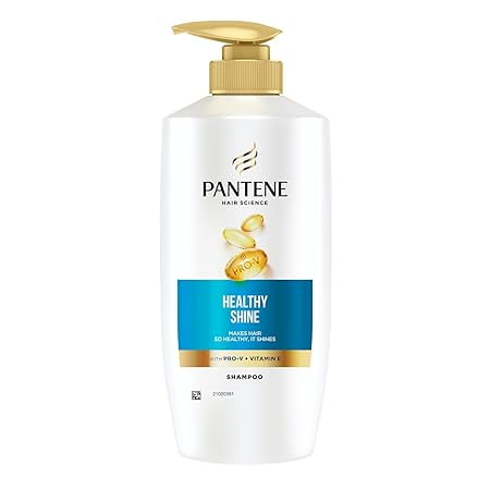 Pantene Hair Science Healthy Shine Shampoo 650ml,with Pro-Vitamins & Vitamin E,makes hair