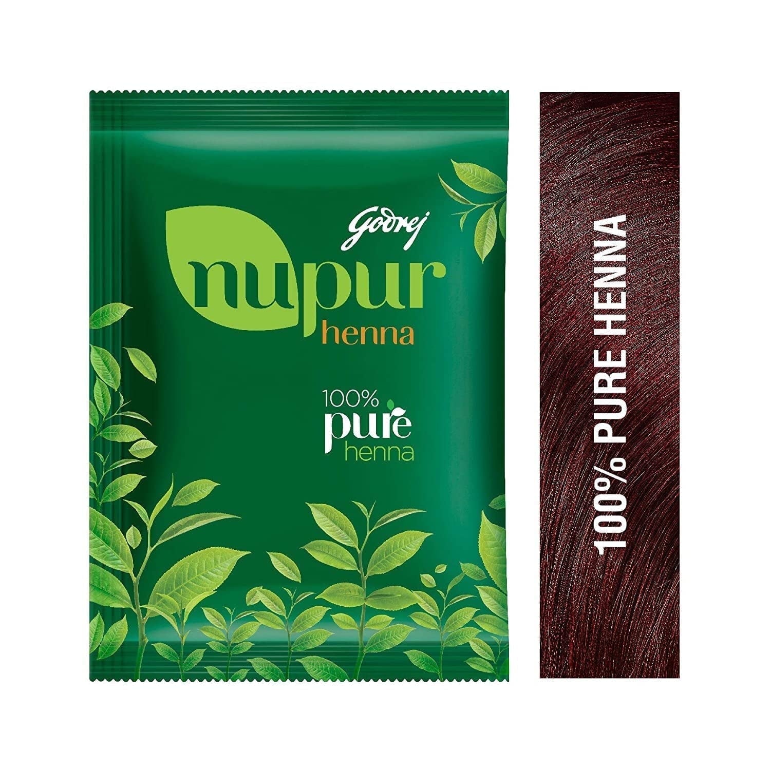 Godrej Nupur Henna Natural Mehndi for Hair Color with Goodness of 9 Herbs 120gram X 3 Pack