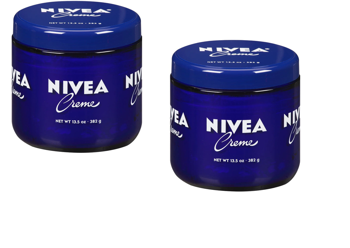 NIVEA Creme, Rich Moisturizing Cream, Use After Hand Washing, 13.5 oz. Jar - 2 Pack