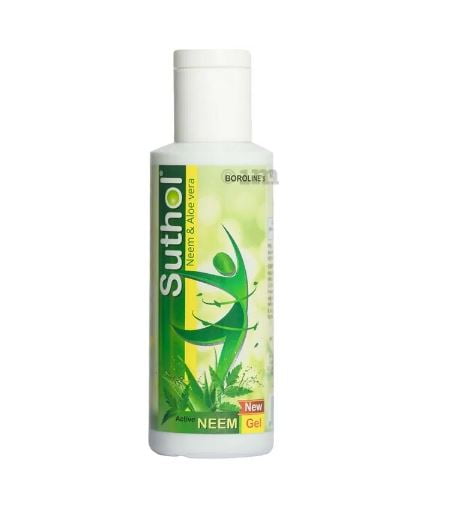 Boroline Suthol Active Neem Gel with Neem & Aloe Vera 100 ml Gel