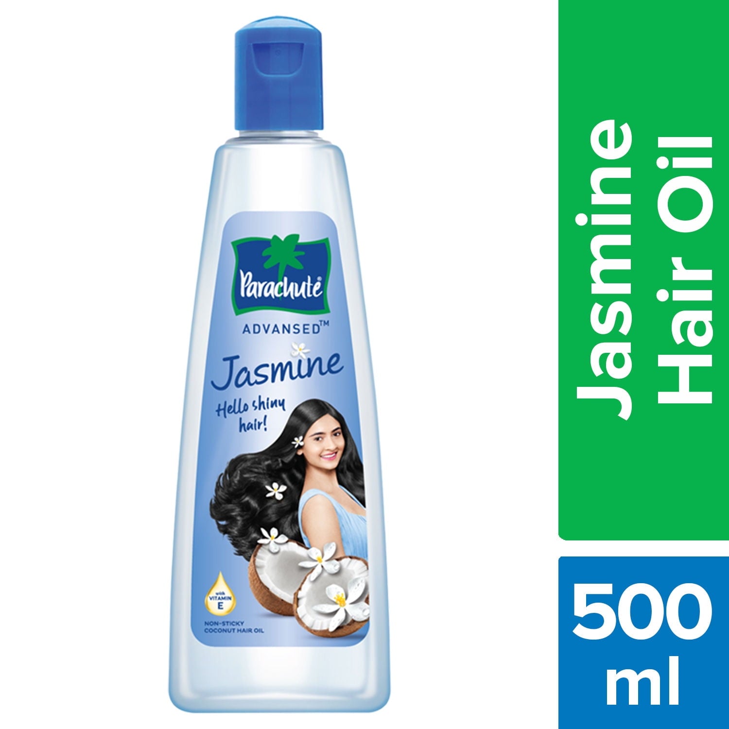 Parachute Advansed Jasmine Coconut HairOil, Vitamin E for Healthy Shiny Hair, Non-sticky(5