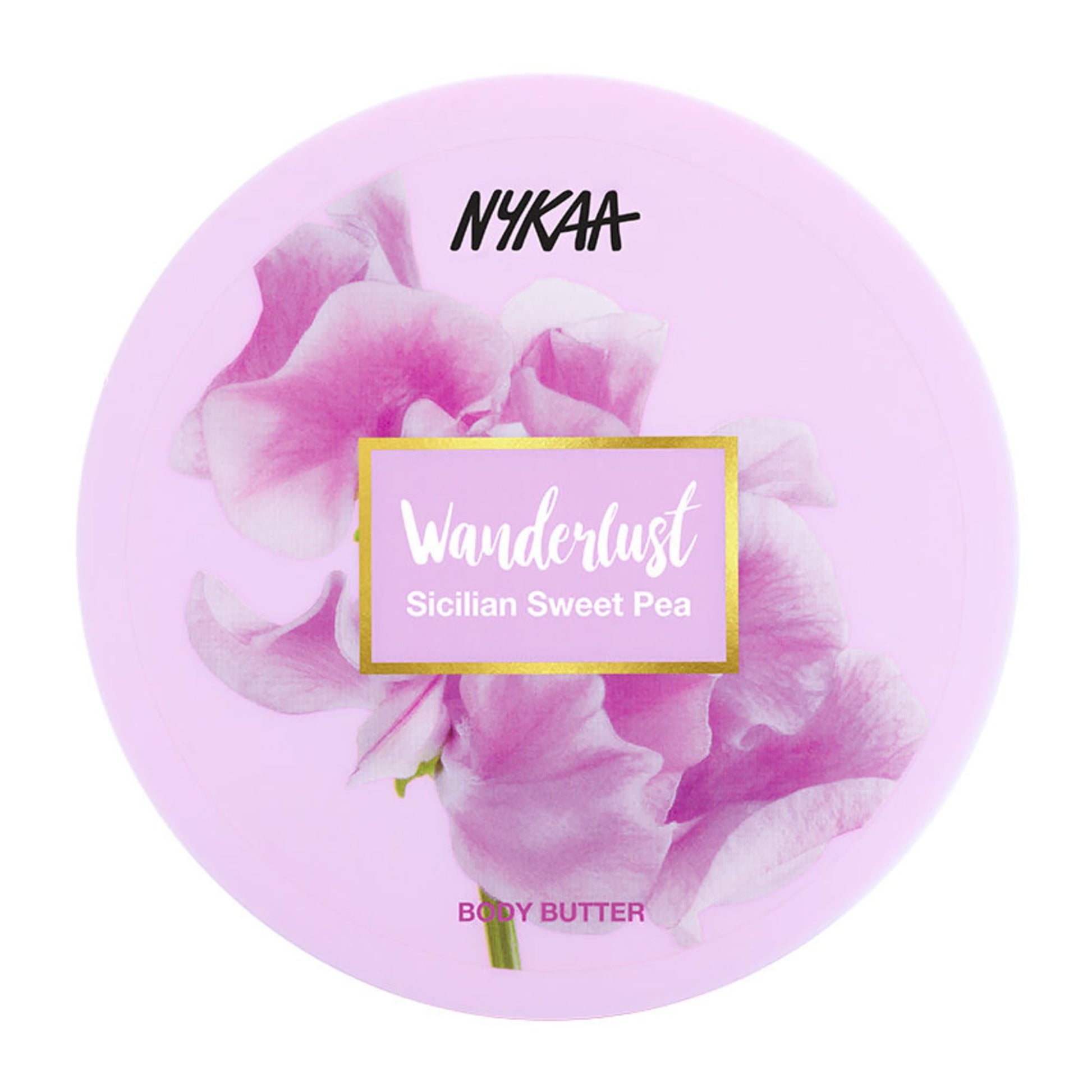Nykaa Naturals Wanderlust Body Butter, Sicilian Sweet Pea, 6.7 oz