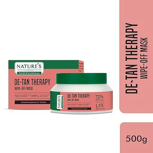 NATURES ESSENCE Detan Therpay Wipe-Off Mask, 500 Ml, White