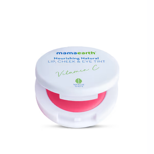 Mamaearth Nourishing Natural Lip, Cheek & Eye Tint: Vitamin C & Beetroot, 4 g