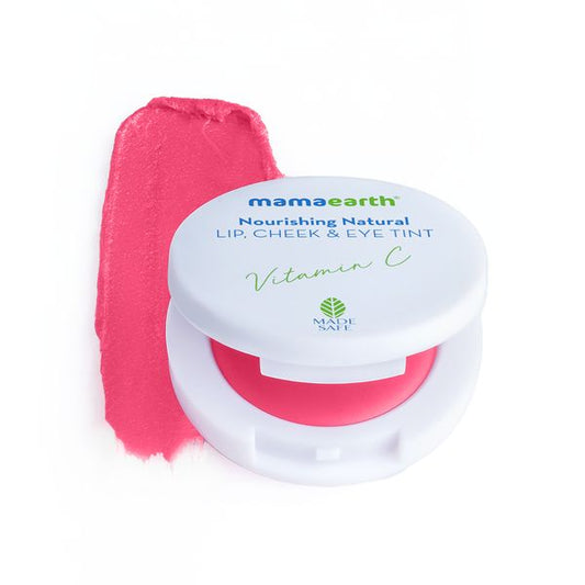 Mamaearth Nourishing Natural Lip, Cheek & Eye Tint: Vitamin C & Beetroot, 4