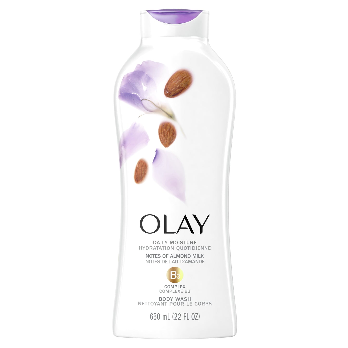 Olay Daily Moisture BodyWash with Almond Milk, 22 fl oz